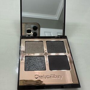 Charlotte Tilbury Smoky Eyeshadow Palette - Silver and Black Tones